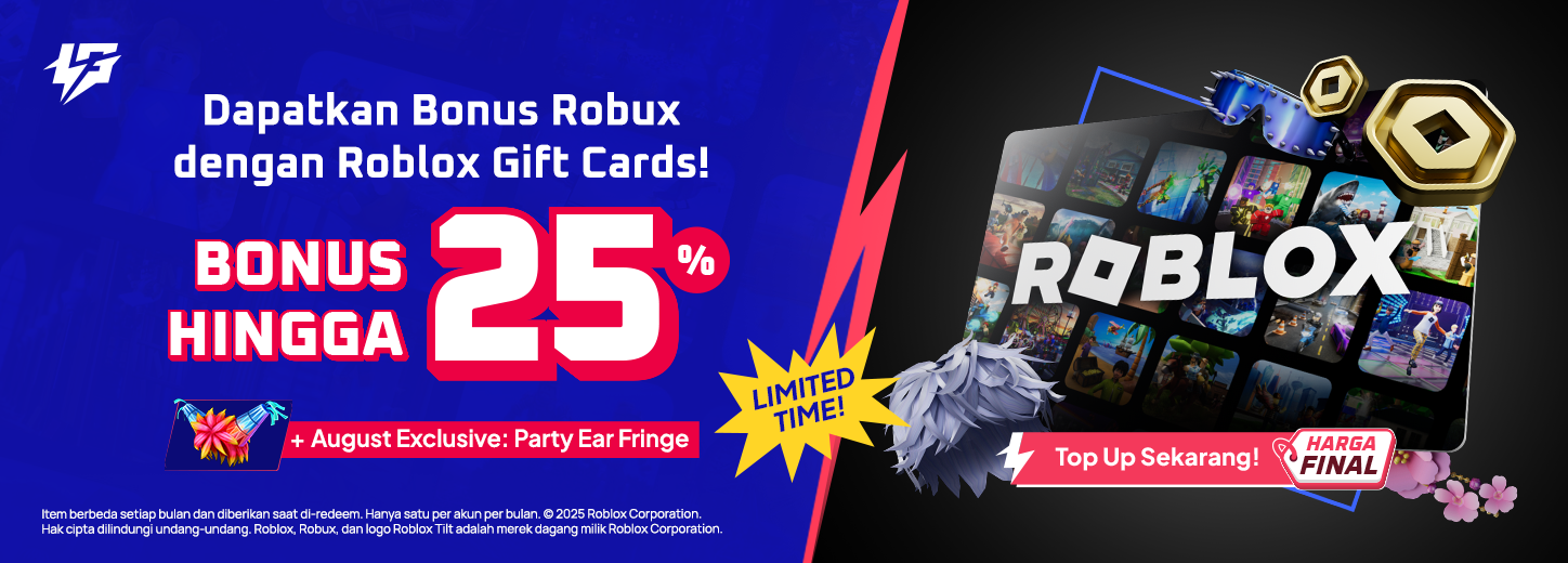 [ID] Roblox Gift Cards 25%
